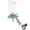 Spray Gun Hvlp 1.4mm Nozzle With Spare 1.7mm Nozzle Kit And Regulator